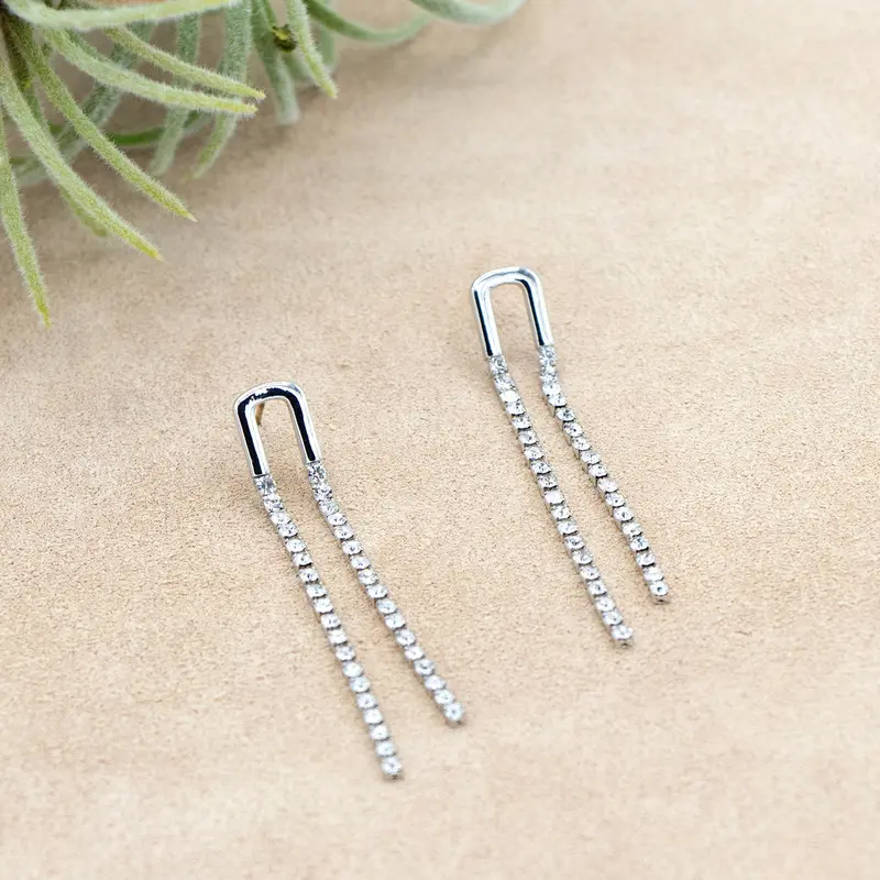 Journey Asymmetrical Hoop Earrings 1