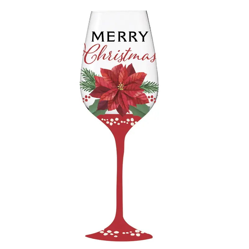 Joyful Noel Stemmed Wine Glass With Gift Box 1