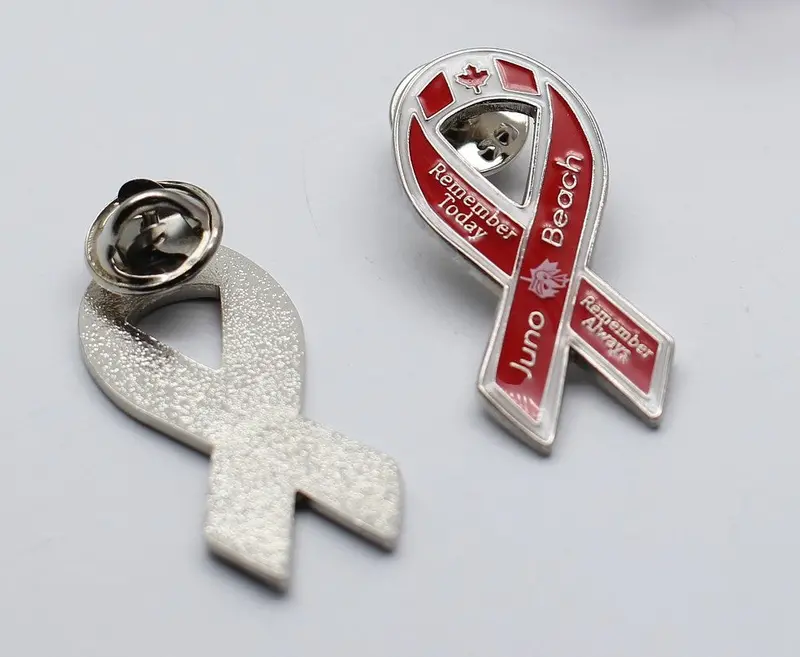 Juno Beach Commemorative Ribbon Lapel Pin 1