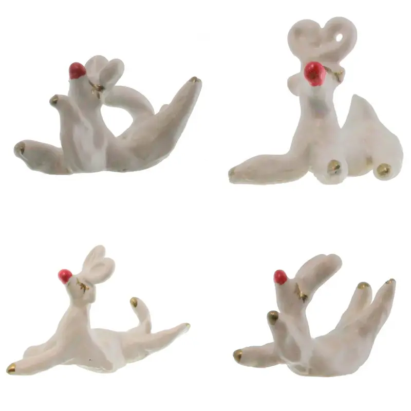 Kimberly Lang Reindeer Figurine – Holiday Sculpture Collection 1