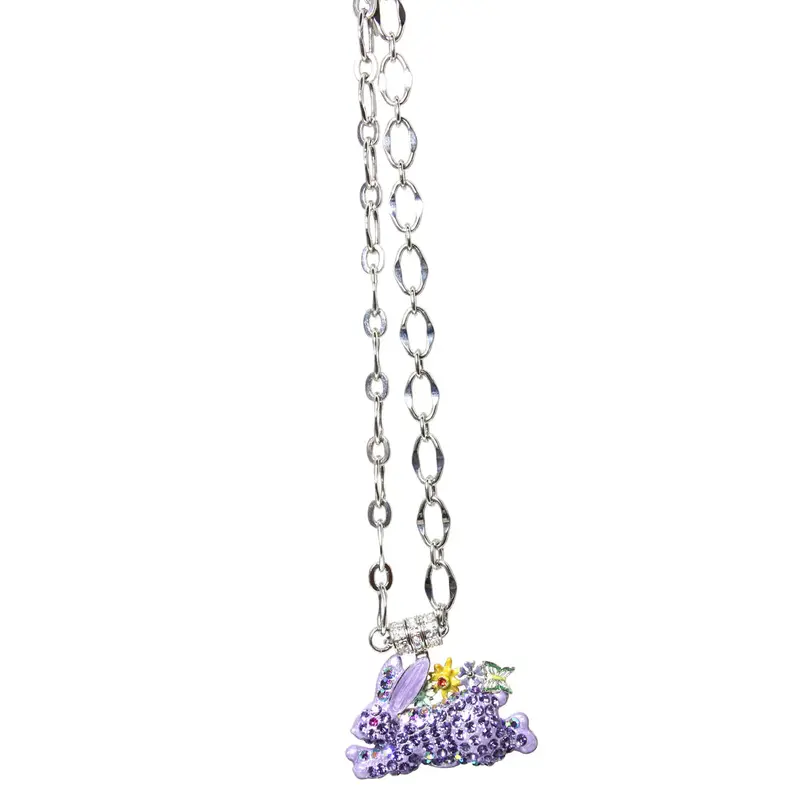 Kirks Folly Interchangeable Necklace: 'Run Away Bunny' Charm 1