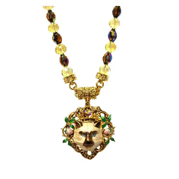 Kirks Folly Siamese Cat Pendant Necklace 1