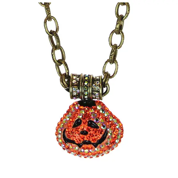 Kirks Folly Smashing Pumpkin Magnetic Enhancer With Coordinating Necklace 1