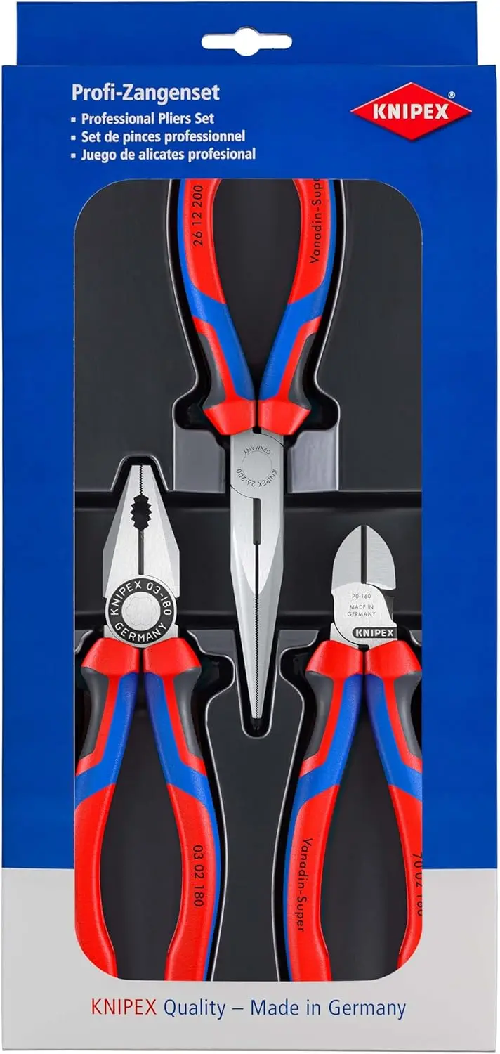 Knipex 00 20 11 3-Piece Assembly Plier Set 1