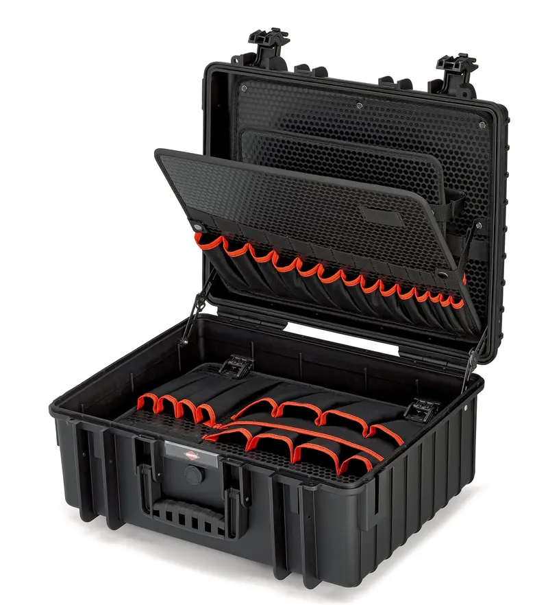 Knipex 00 21 36 Le Robust34 Empty Mobile Tool Box – Fit-For-Fly Plastic Case 1