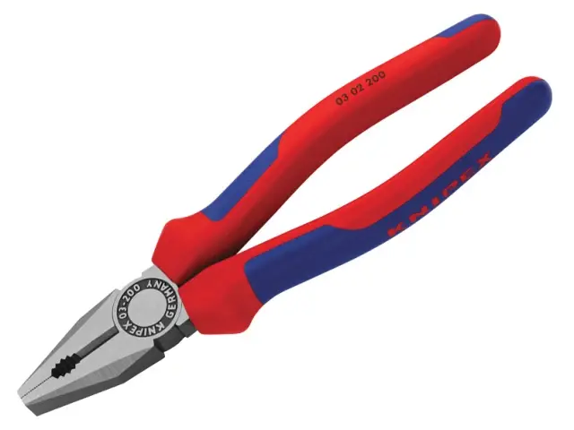 Knipex 03 02 200 200Mm Heavy-Duty Combination Pliers For Mechanical Applications 1