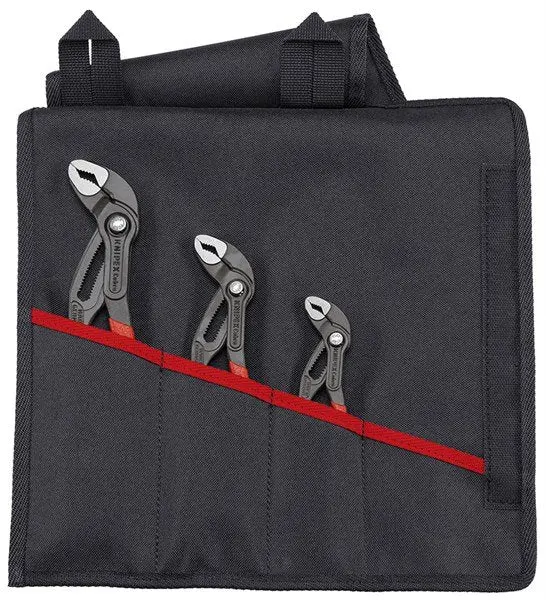 Knipex 3-Piece Cobra Water Pump Plier Set – 125/175/250Mm, Compact Tool Organization 1
