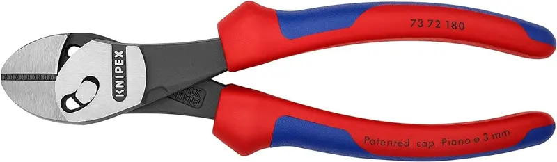 Knipex 73 72 180 Twinforce® Precision Diagonal Cutters — 180 Mm, High-Carbon Steel 1