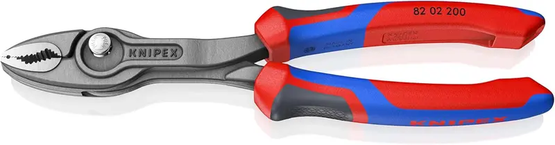 Knipex Twingrip Slip Joint Pliers – 200Mm With Soft-Grip Comfort Handles (82 02 200) 1