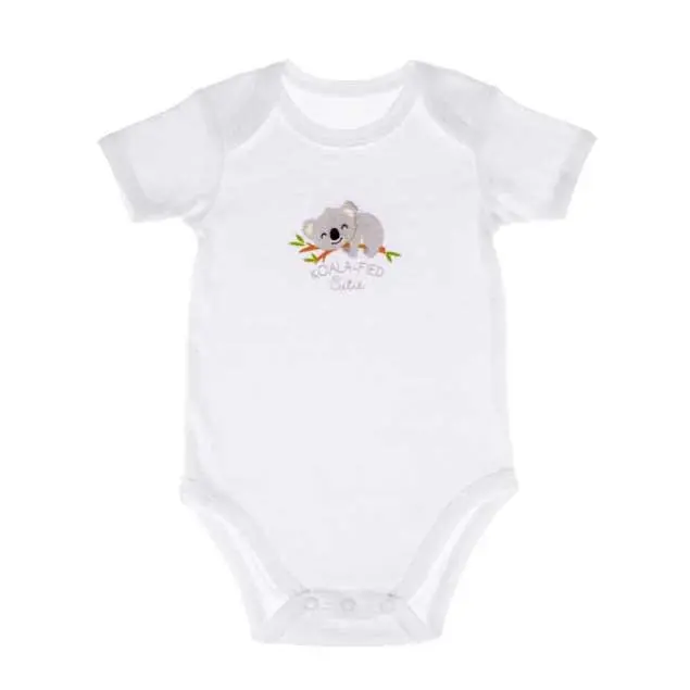 Koala-Fied Baby Diaper Cover Shirt – Cute Animal Design 1