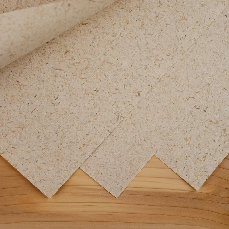 Kozo Fiber Art Paper – Beige Single Sheet, Handmade Japanese Washi 1