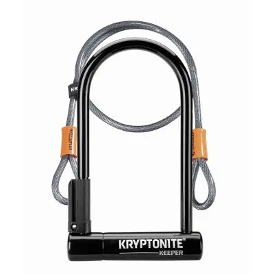 Kryptonite Keeper 12 Standard With 4-Inch Flex Cable Lock 1