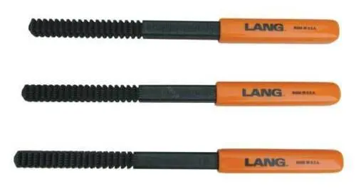 Lang 2573 Thread Restorer File Set – Metric & Sae, 3-Piece Restoration Kit 1