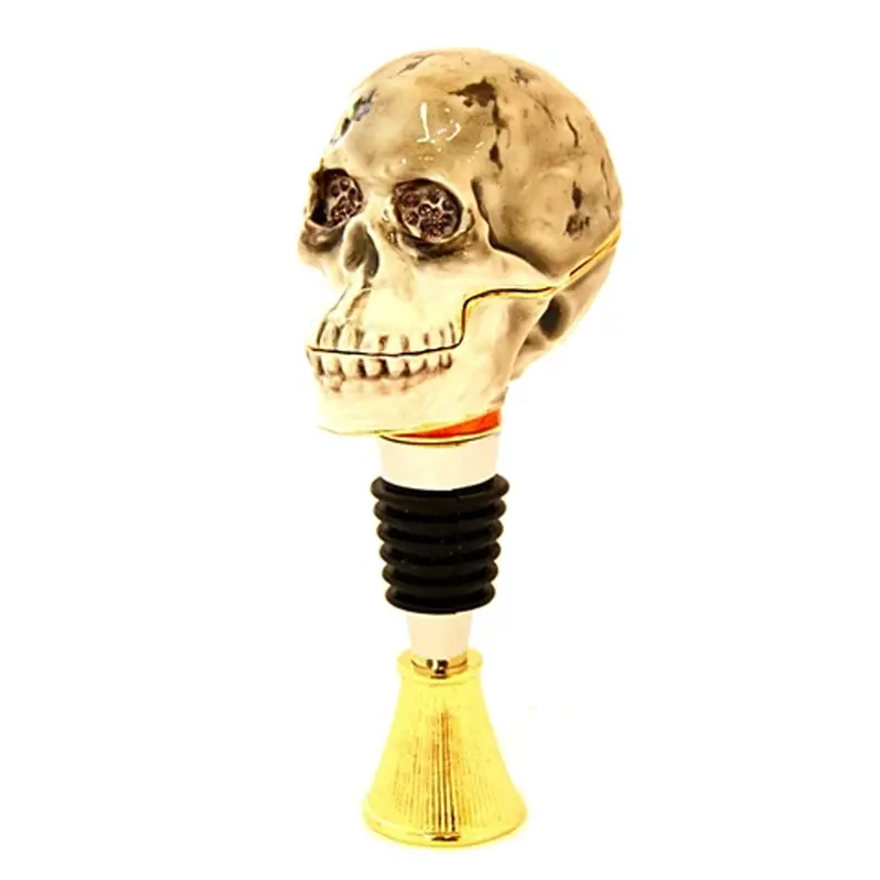 Large Skull Bottle Stopper – Dual-Use As Jewelry Box Or Bar Accessory 1