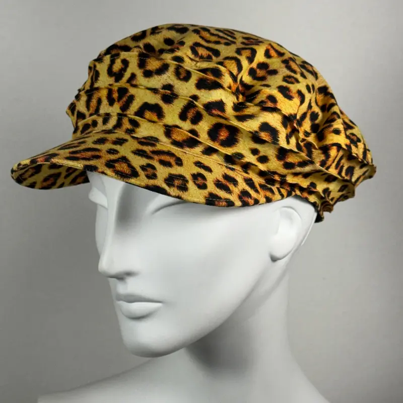 Leopard Print Taxi Cap – Large Size 1