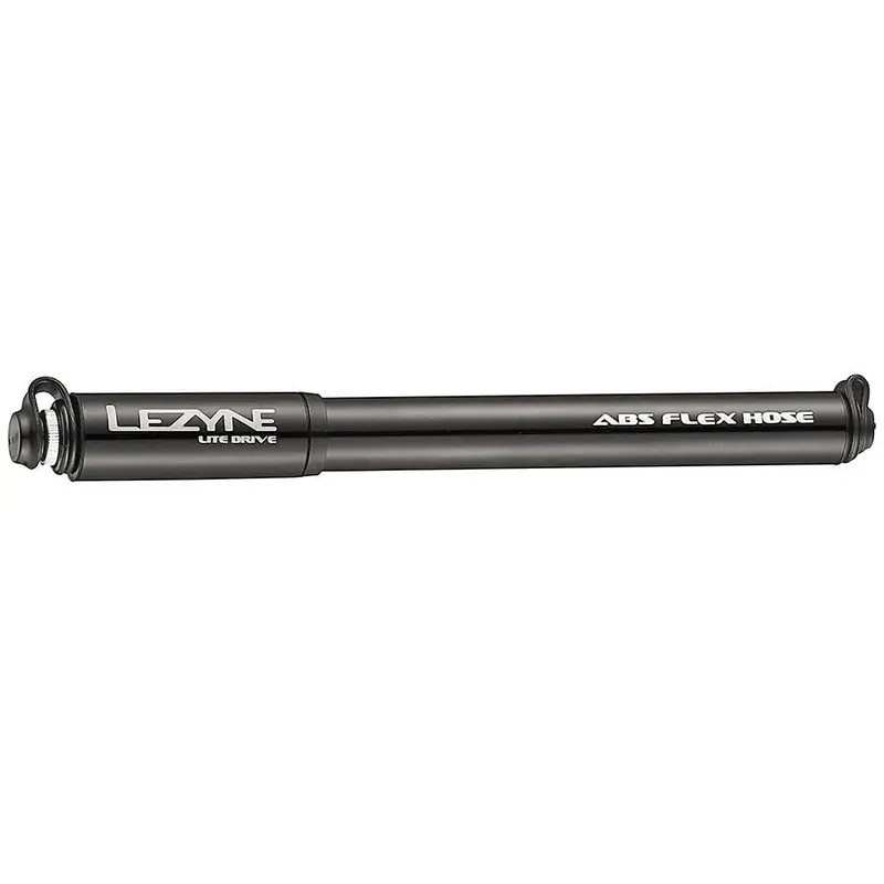 Lezyne Lite Drive Floor Pump – 160 Psi, Compact Black Model (216 Mm, Medium Size) 1