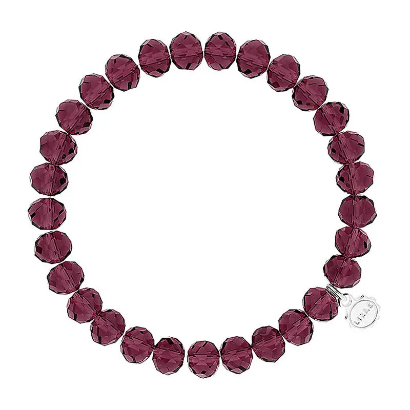 Liza'S Clarksville 8Mm Toffee Crystal Bracelet 1