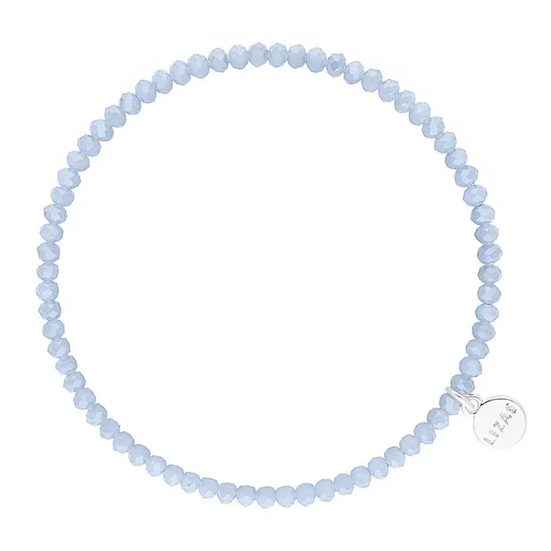 Lizas Fineville 3Mm Arctic Blue Crystal Bracelet 1