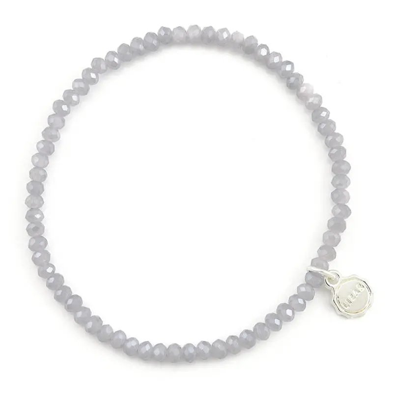 Liza'S Fineville 3Mm Silver Grey Crystal Bracelet 1