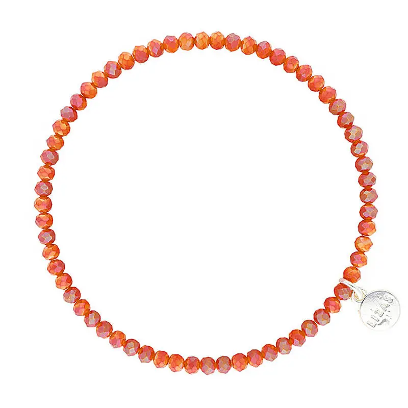 Lizas Fineville 3Mm Tangerine Crystal Bracelet 1
