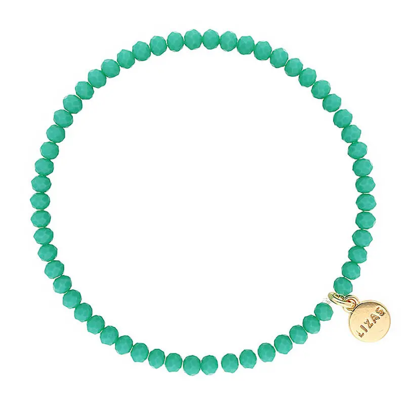 Lizas Fineville 3Mm Turquoise Crystal Bracelet 1