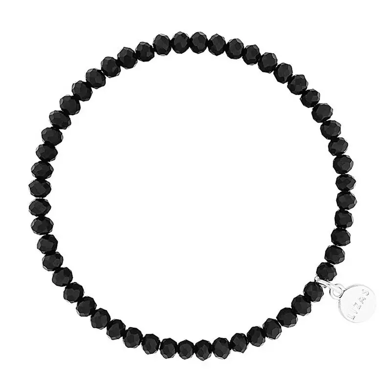 Lizas Fineville Black 3Mm Crystal Bracelet 1