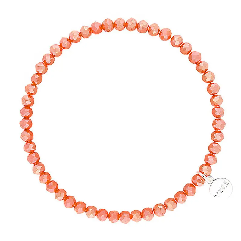 Liza'S Knoxville 4Mm Apricot Crystal Bracelet 1