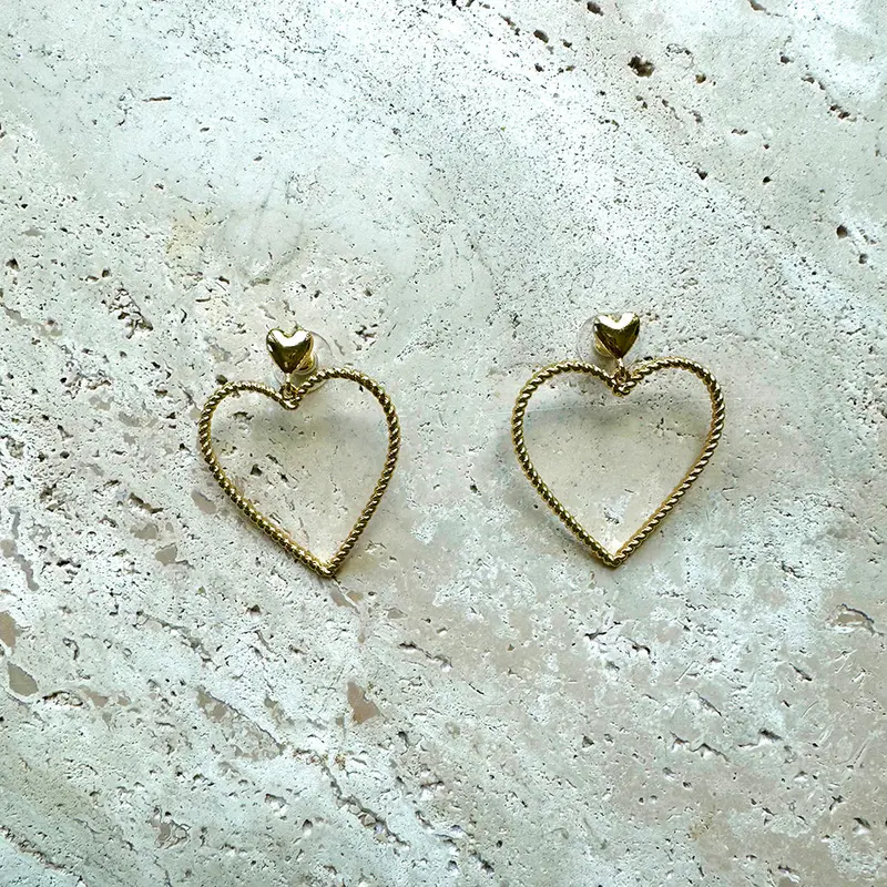 'Love Is' Minimalist Earrings 1