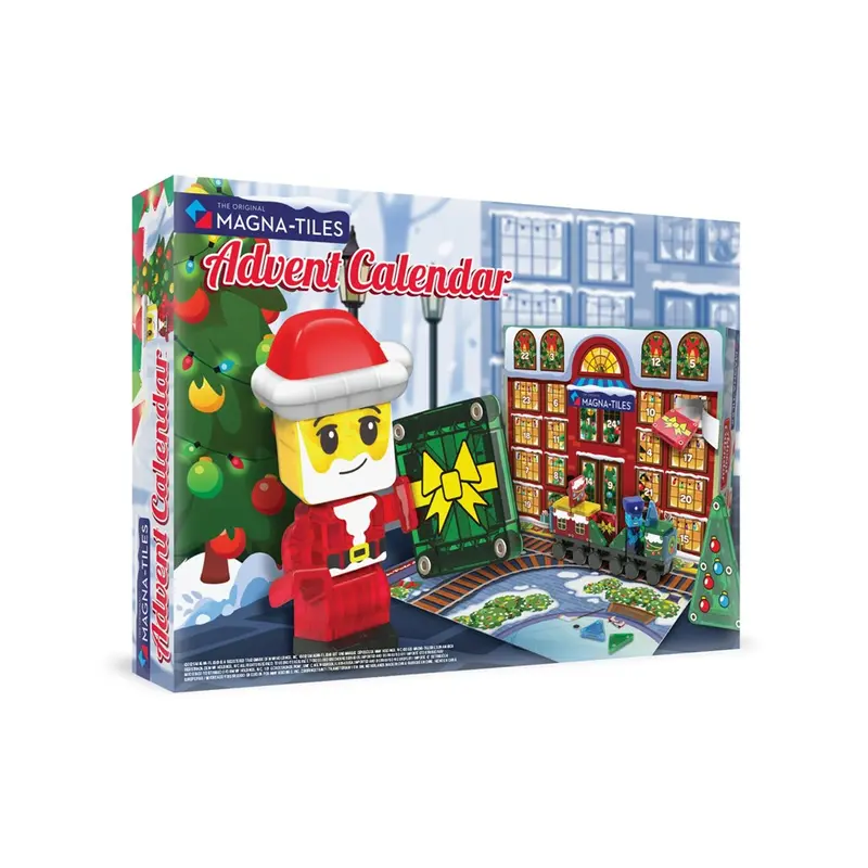 Magna-Tiles Micromags Advent Calendar – 34-Piece Holiday Set 1