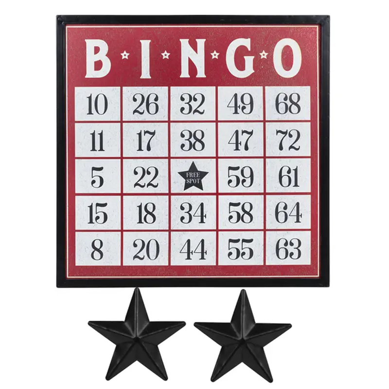Magnetic Bingo Board – Stylish Wall Decor & Game 1