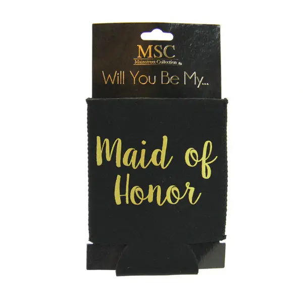 Maid Of Honor Koozie – Stylish Beverage Cooler 1