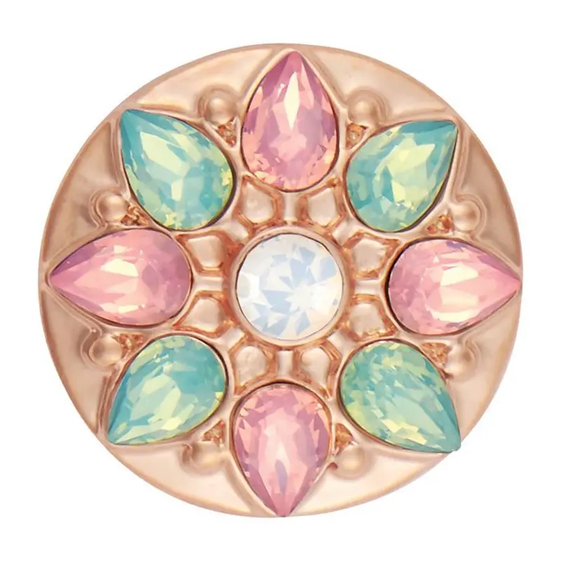 Marbella Ginger Snaps Snap Charm – Rose Gold With Frosty Finish 1