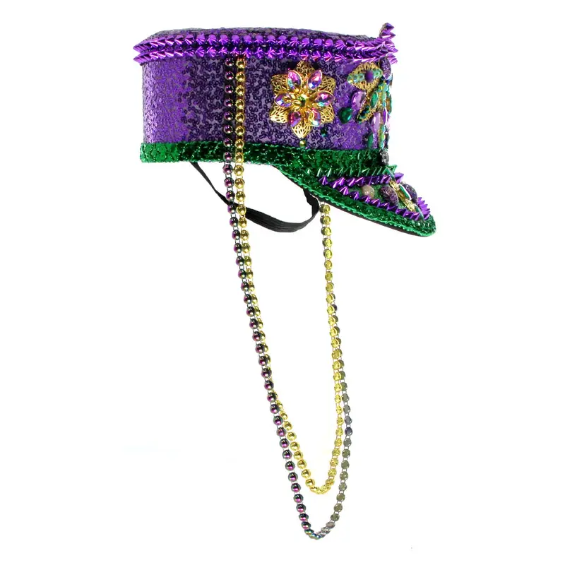 Mardi Gras Captain-Inspired Police Hat 1
