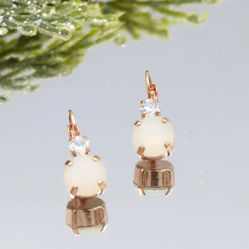 Mariana Butter Pecan Beaded Earrings – E1037 1