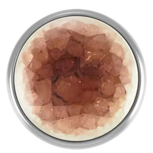 Maroon Stone Ginger Snaps Snap Clip – Rich Deep Reddish-Brown 1