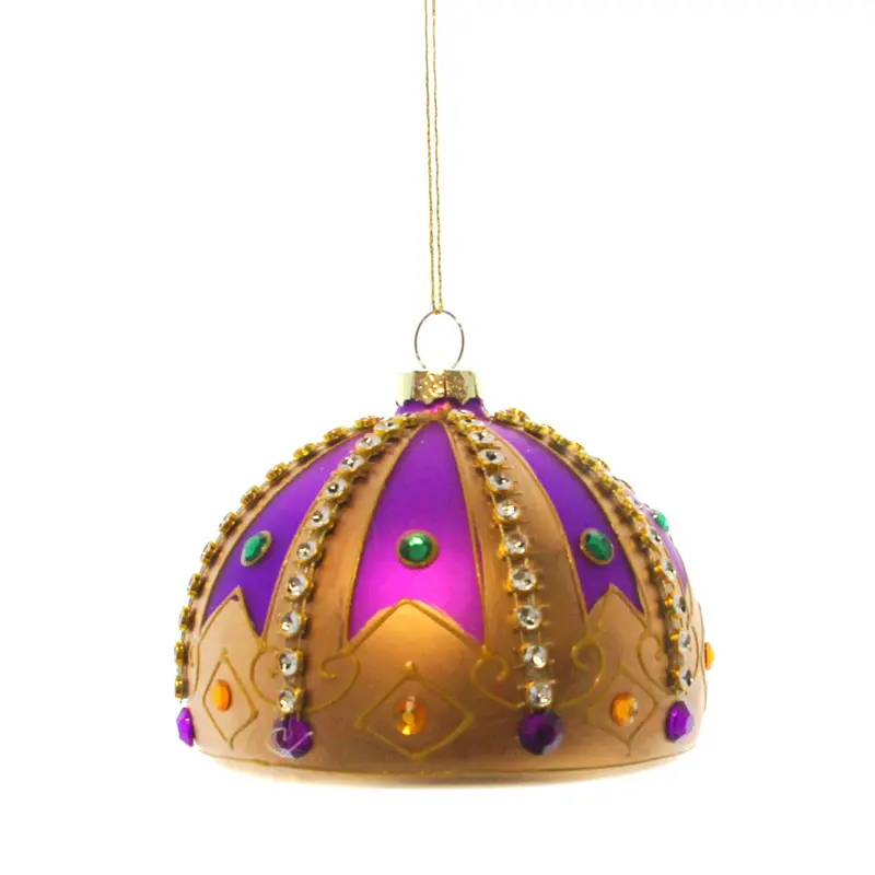 Metal Crown Ornament – 3.5 X 3 Inch Decorative Accent 1