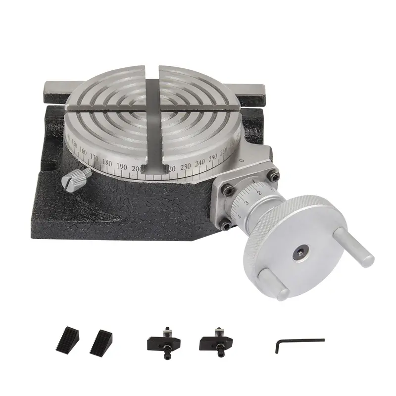 Mhv-4 Compact Horizontal/Vertical Rotary Table — Ø110 Mm, Precision Milling Indexer 1