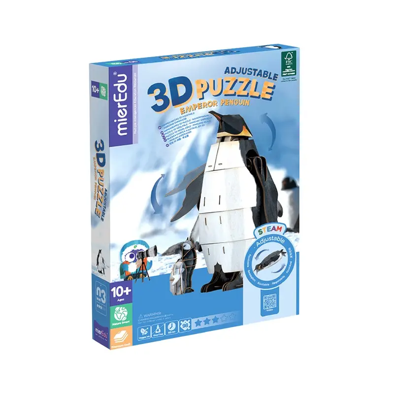 Mieredu Adjustable 3D Emperor Penguin Puzzle – Deluxe Edition 1