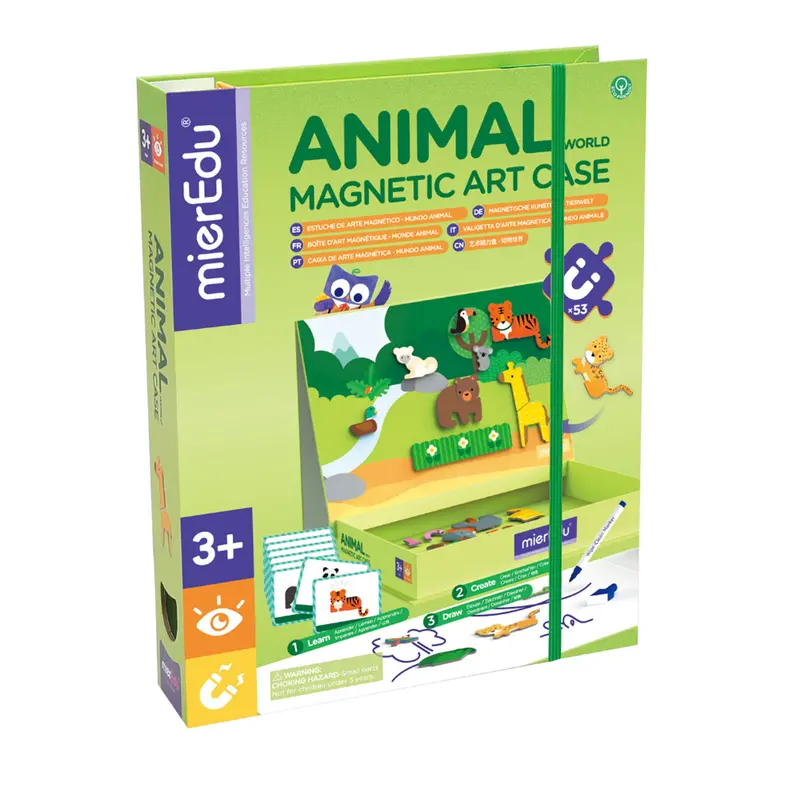 Mieredu Magnetic Art Case: Animal Habitat Exploration 1