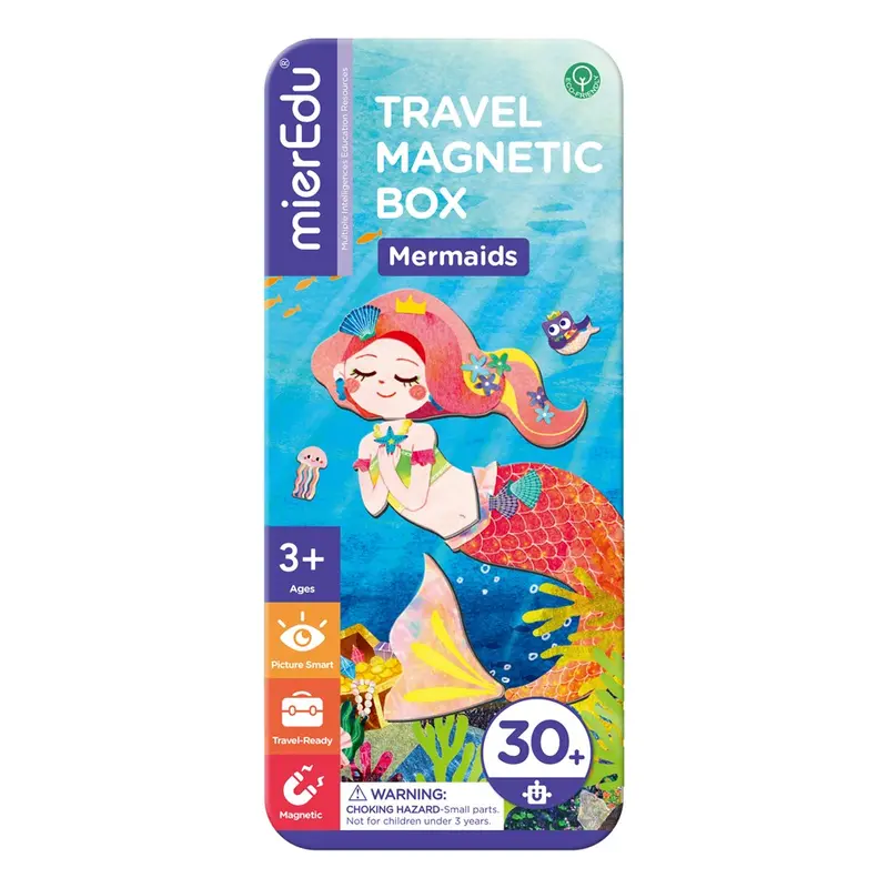 Mieredu Mermaid-Themed Travel Magnetic Box – Creative Play Kit 1