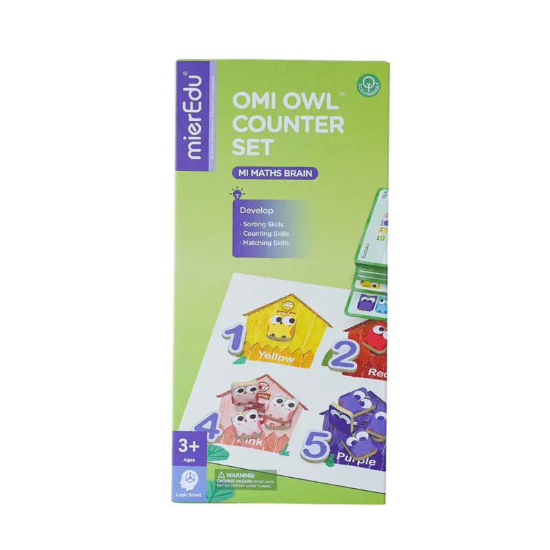 Mieredu Omi Owl Counter Set – Counting & Sorting Educational Kit 1