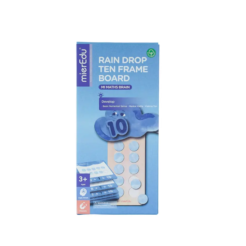 Mieredu Rain Drop Ten Frame Board – Early Number Sense Development 1