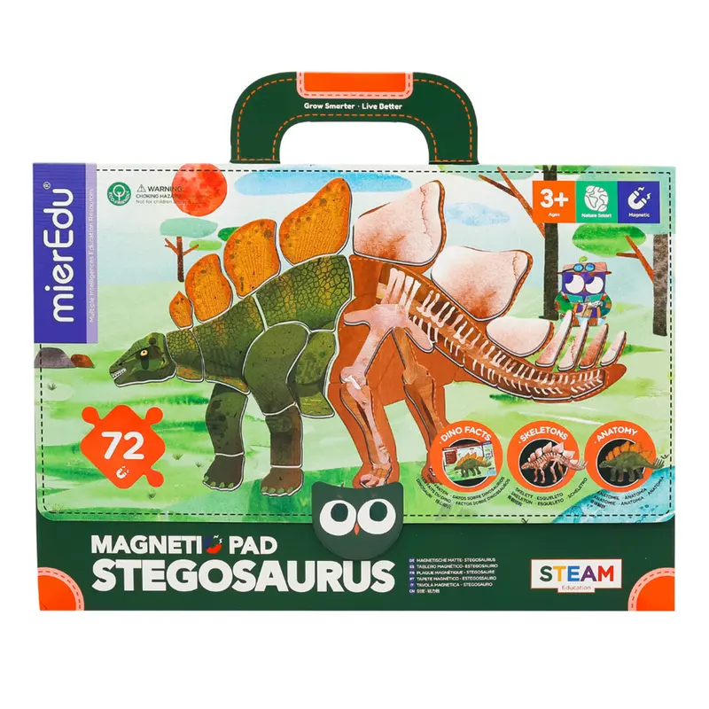 Mieredu Stegosaurus Magnetic Discovery Pad 1
