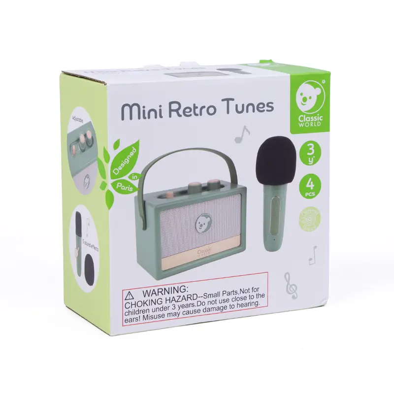 Mini Retro Music Toy – Classic World Vintage-Style Sound Playset 1