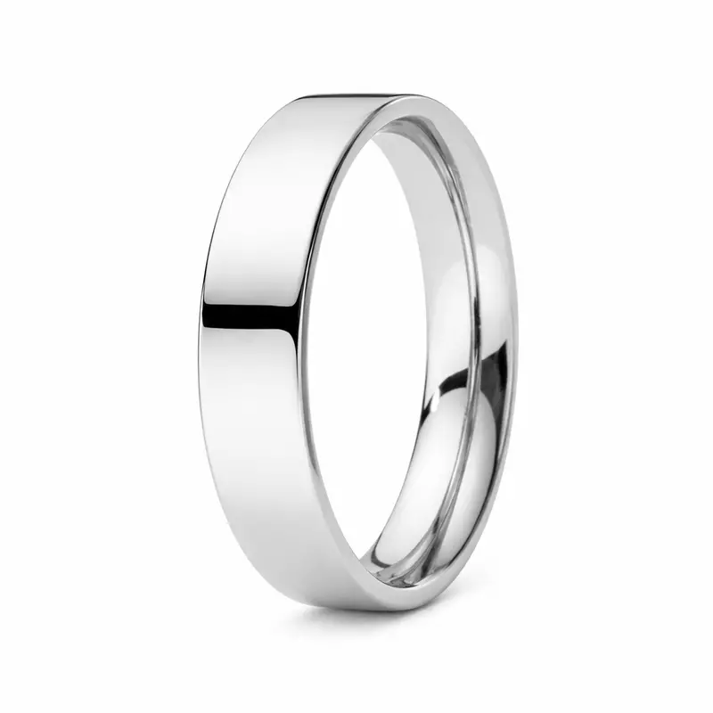 Minimalist Flat-Profile Zenith Tungsten Wedding Band – 6Mm 1