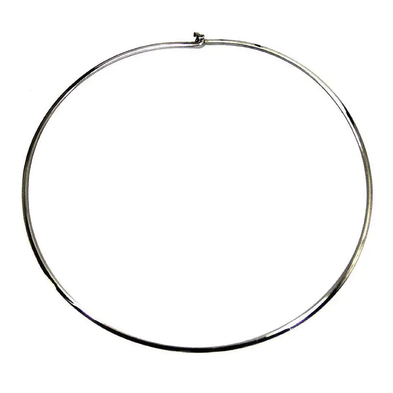 Minimalist Sterling Silver Collar Necklace 1
