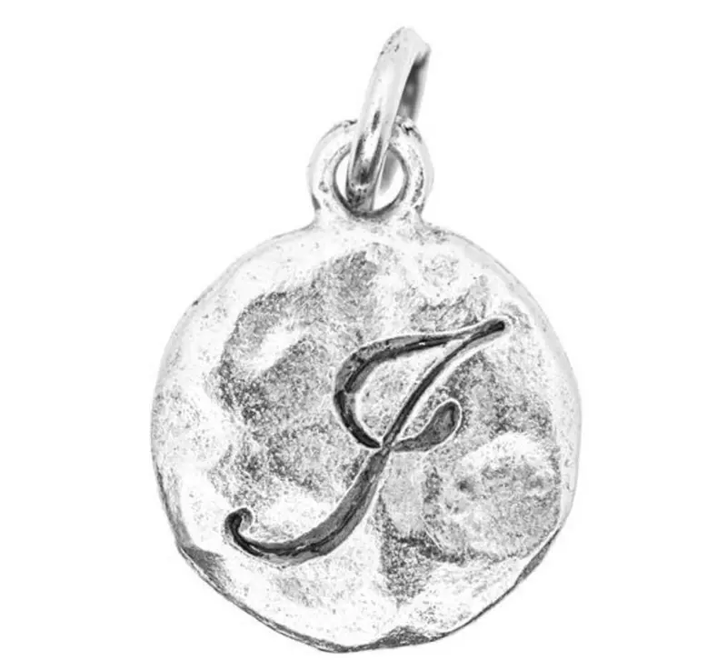 Monogrammed 'J' Sterling Silver Jewelry Piece 1