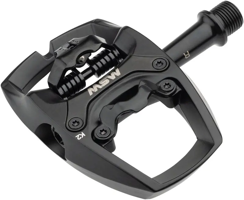 Msw Flip I Platform Pedals – Dual-Sided Flat Bike Pedals With Replaceable Pins 1