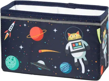 Msw Kids' Space-Themed Basket For Bikes – Kitty Design 1