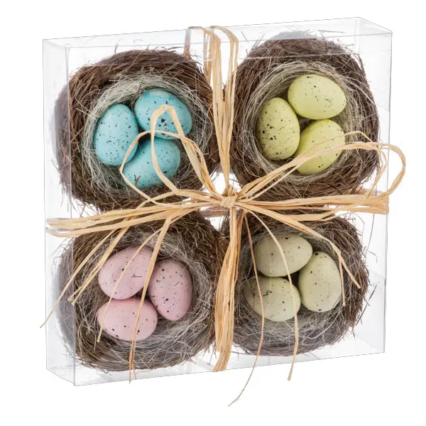 Nesting Bird Nest With Egg Figurine Set 1